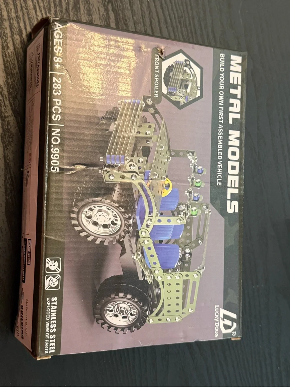 Lucky Doug Stainless Steel Vehicle Model Kit w/ Tools, Age 8+, MPN 9905